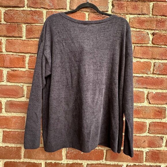 Barefoot Dreams Easy Long Sleeve Lounge Top Black Women’s 1X NWT - Picture 3 of 7